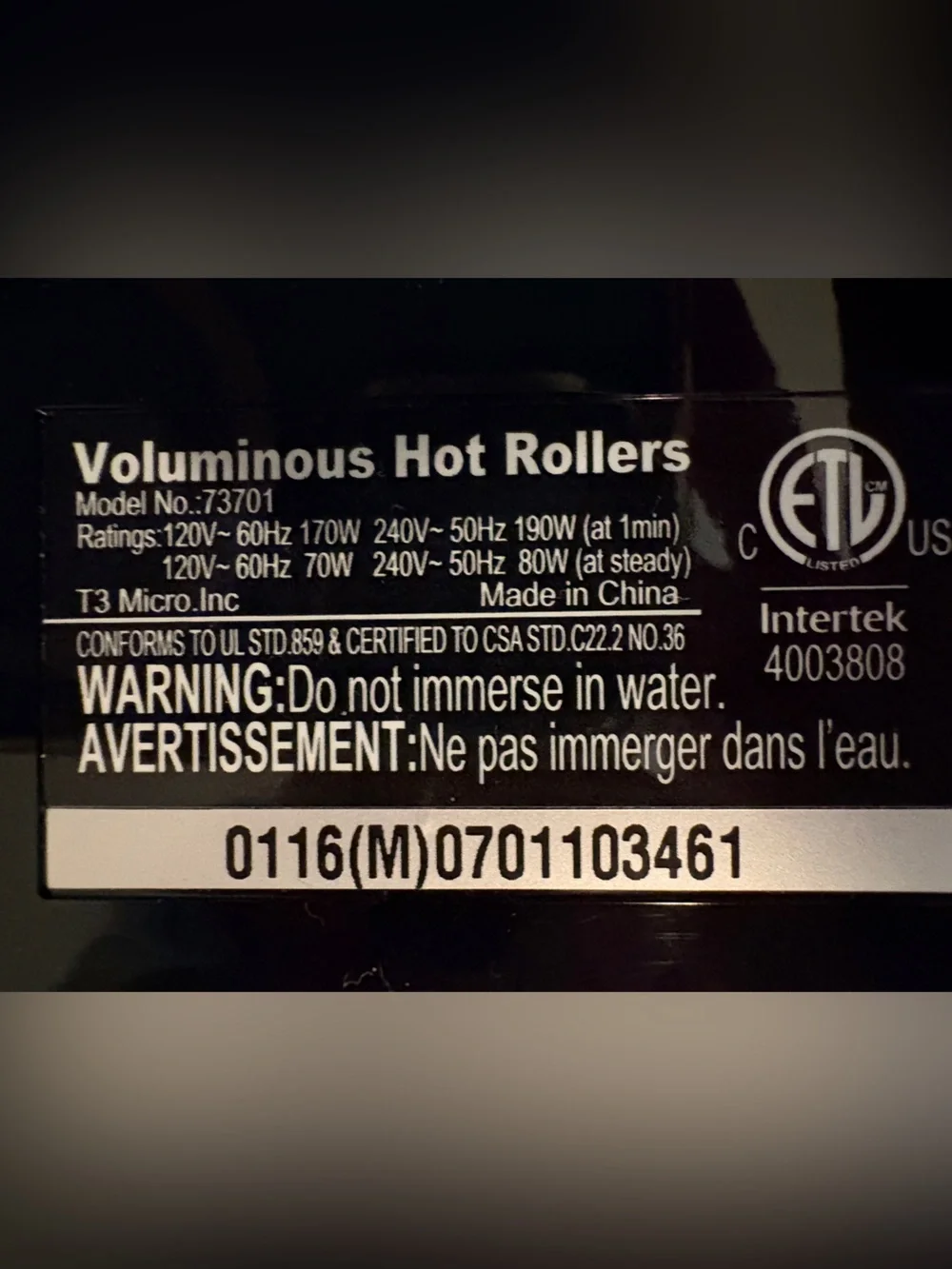 T3 Volumnious Hot Rollers